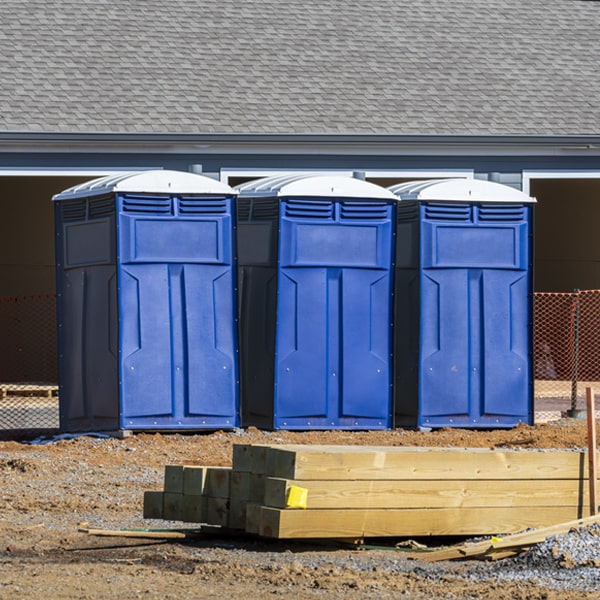 how do you ensure the portable toilets are secure and safe from vandalism during an event in Fall Creek OR